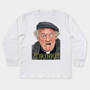 "Drink" Kids Long Sleeve T-Shirt